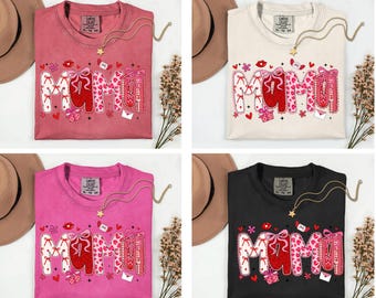 Camiseta de manga larga para el Día de San Valentín de mamá