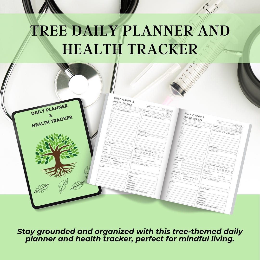 Policy Tree Guide.pdf Tree Daily Planner & Health Tracker | Wellness PDF (digital Download ...