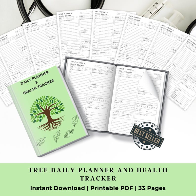 Policy Tree Guide.pdf Tree Daily Planner & Health Tracker | Wellness PDF (digital Download ...