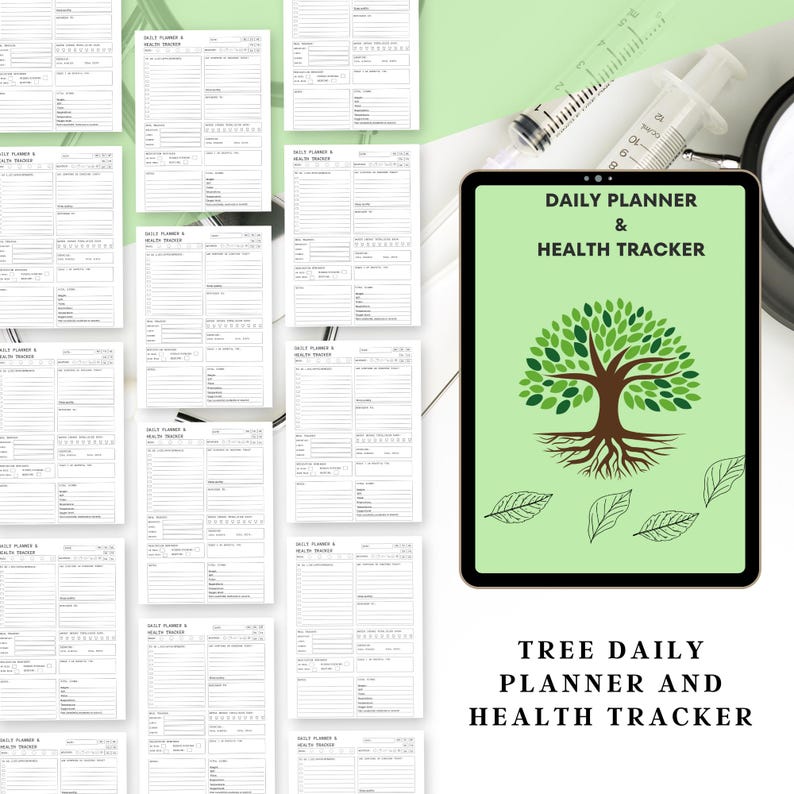 Policy Tree Guide.pdf Tree Daily Planner & Health Tracker | Wellness PDF (digital Download ...
