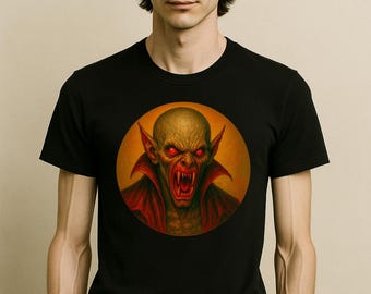 Vampirecore Graphic Tee - Gothic Horror Halloween Shirt
