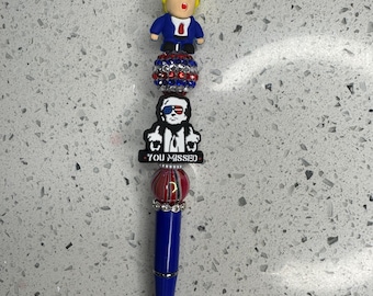 Donald Trump beaded pen