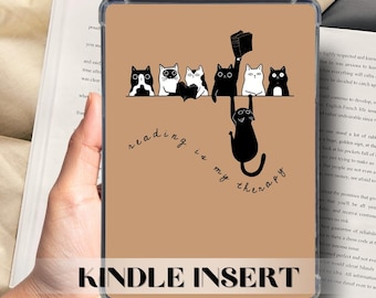 Printable Japanese Kindle Insert for Clear Case| Japan Literature Kawaii Kobo Insert Book Lovers