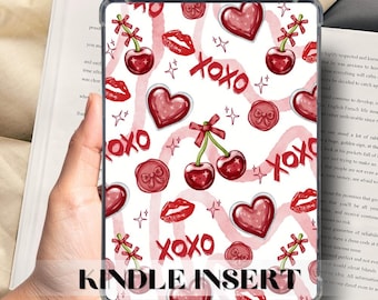 Printable Romance Kindle Insert for Clear Case | Book Lover Accessory | Romance Reader | Instant Download