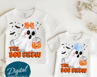 Spooky Ghost Halloween PNG - Sublimation Design (Digital Download)