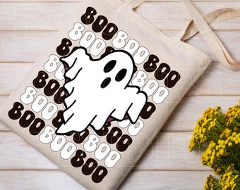 Cute Ghost PNG, Spooky Halloween Design (Digital Download)