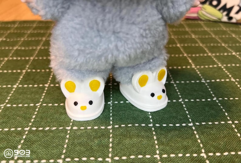 Bunny Slippers for Labubu image 6
