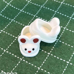 Bunny Slippers for Labubu Sparkle Red
