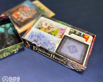 Organizador y almacenamiento para Tiny Epic Dungeons