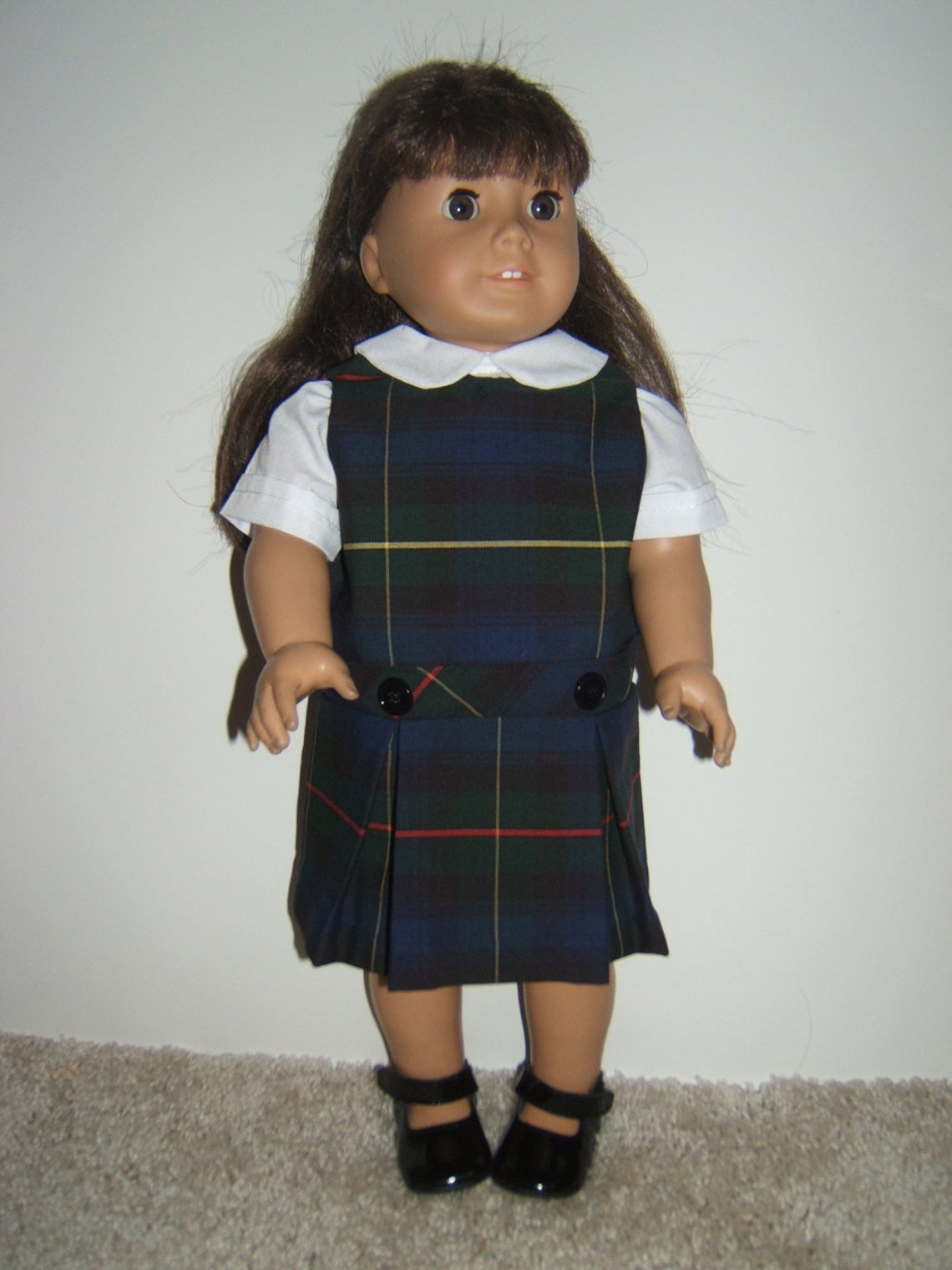 American Girl Doll inspired School Uniform plaid 55 incl Etsy