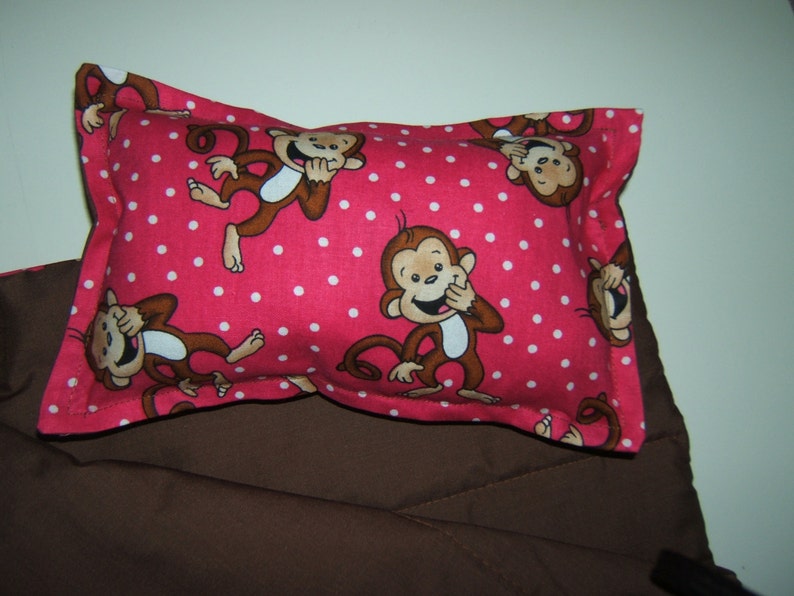 Curious Doll Sleeping Bag in Pink or Green Etsy