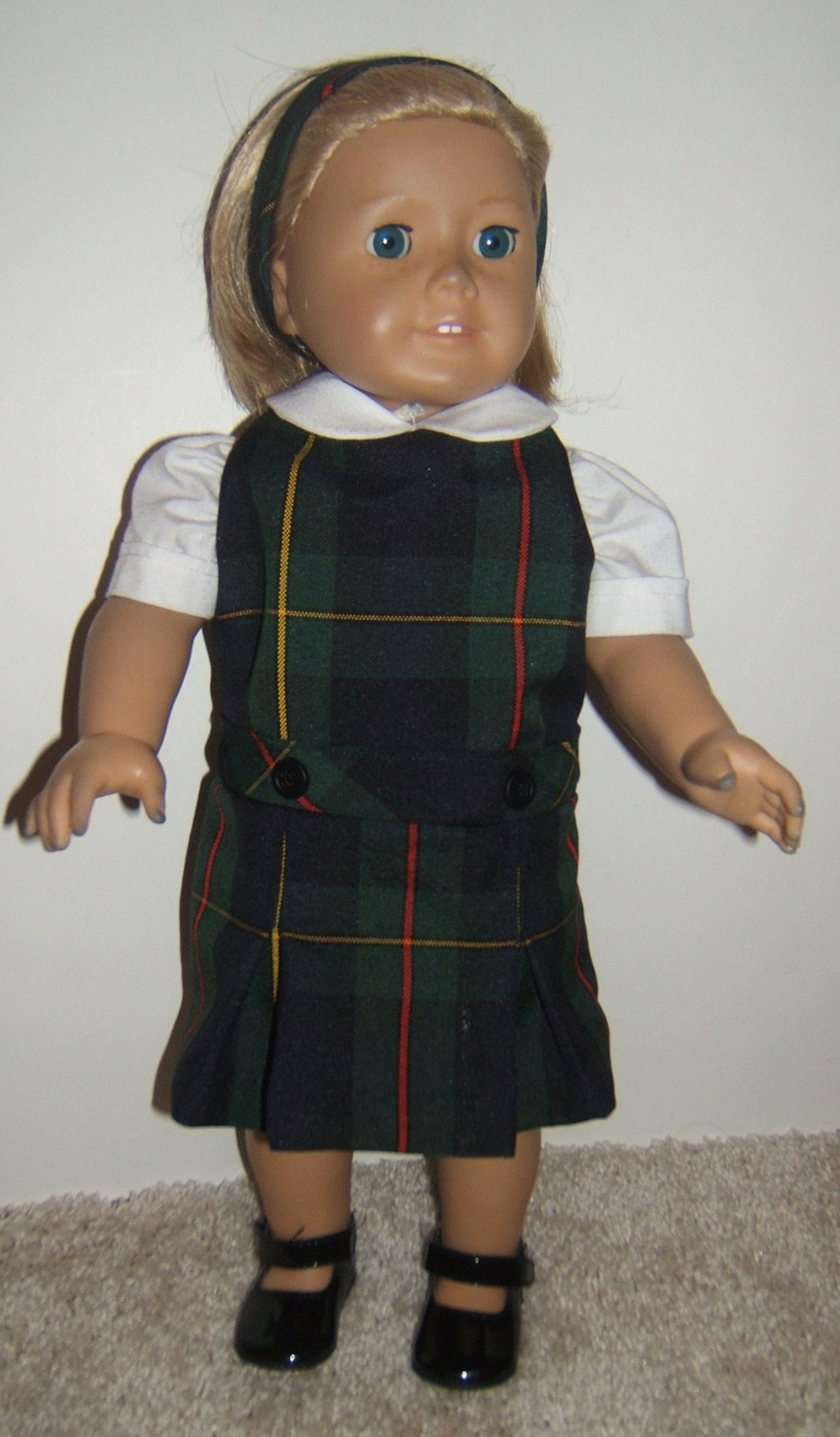 18 inch Doll School Uniform Plaid 83 or Belair incl blouse | Etsy