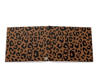 Album de coupures à couverture rigide et imprimé léopard, livre d'or pour la douche nuptiale