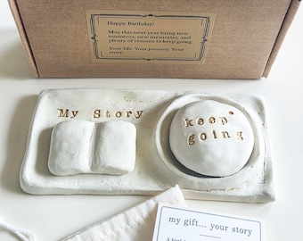 Birthday Gift for Her or Him – Meaningful Keepsake Stone, Inspirational Birthday Gift, Encouragement Gift, Unique Birthday Gift