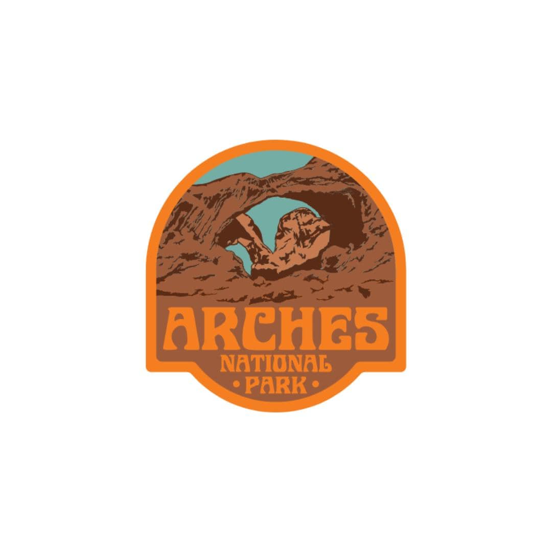 Sticker double arche Arches