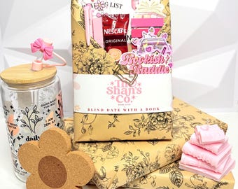 Blind Date With a Book | Mystery Book Gift Box for Book Lover | BookTok Cozy Bundle | Blind Book Date | Surprise Reader Gift| Self Care Gift