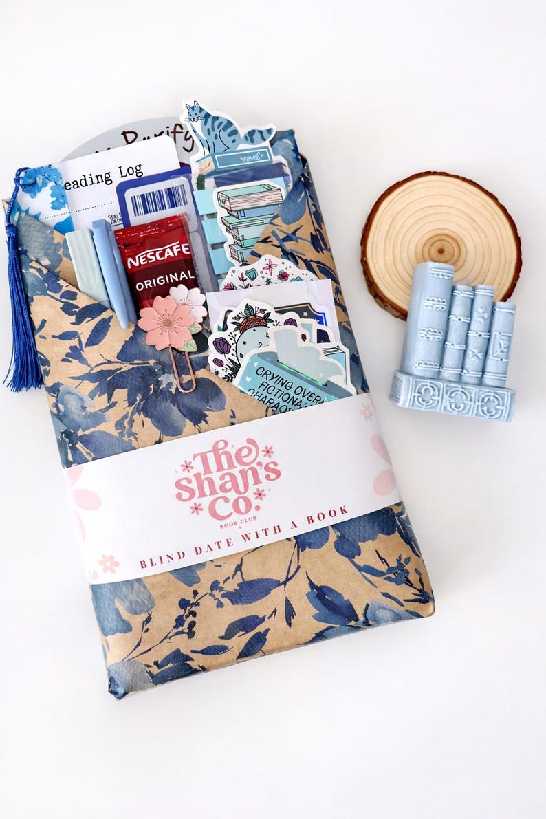 Blind Date With a Book box | Mystery Book Box Gift for Book Lover | BookTok Cozy Reader Bundle | Blind Book Date | Bundle Box Bookworm Gifts immagine 3