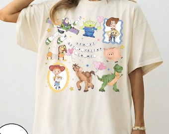 Retro toy story boxy shirt, Disney vintage comfort colors, toy story coquette shirt, Hollywood studios shirt, comfort colors boxy tee - buzz