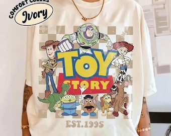 Vintage Toy Story Land Shirt, Disney Coquette Pixar Shirt,Disney Woody Jessie Buzz Lightyear Shirt,Coquette You've Got A Friend In Me Shirt
