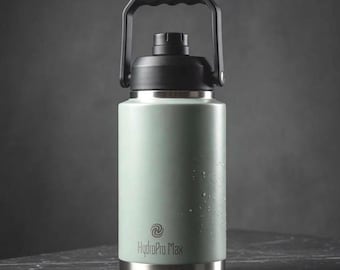 HydroPro Max 68oz Insulated Stainless Steel Water Bottle, Leakproof Gym Jug, Big Sports Tumbler
