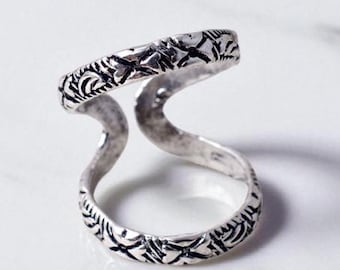 Anillo de plata ajustable para el pulgar: soporte para la articulación artrítica
