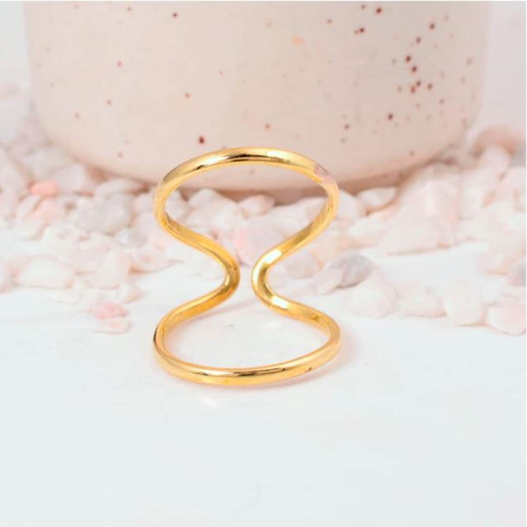 Therapy Rings Soft Adjustable Brass Arthritis Ring – Minimal Spiral Thumb DIP PIP Joint ...