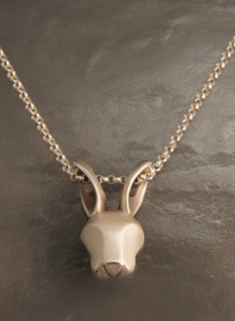 Jackrabbit Pendant silver Etsy
