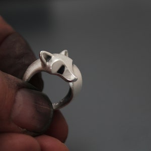 fox ring. sterling silver image 9
