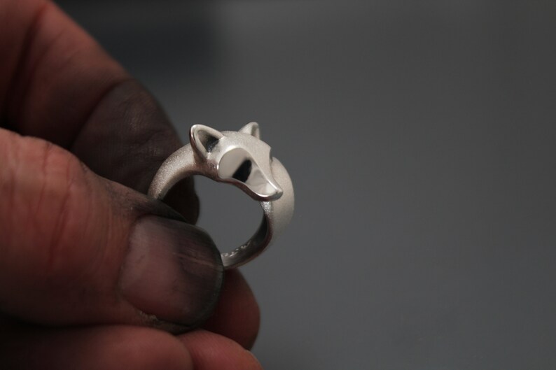 fox ring. sterling silver image 9