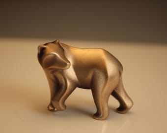 grizzly bear  bronze