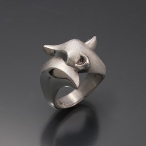 fox ring. sterling silver image 3