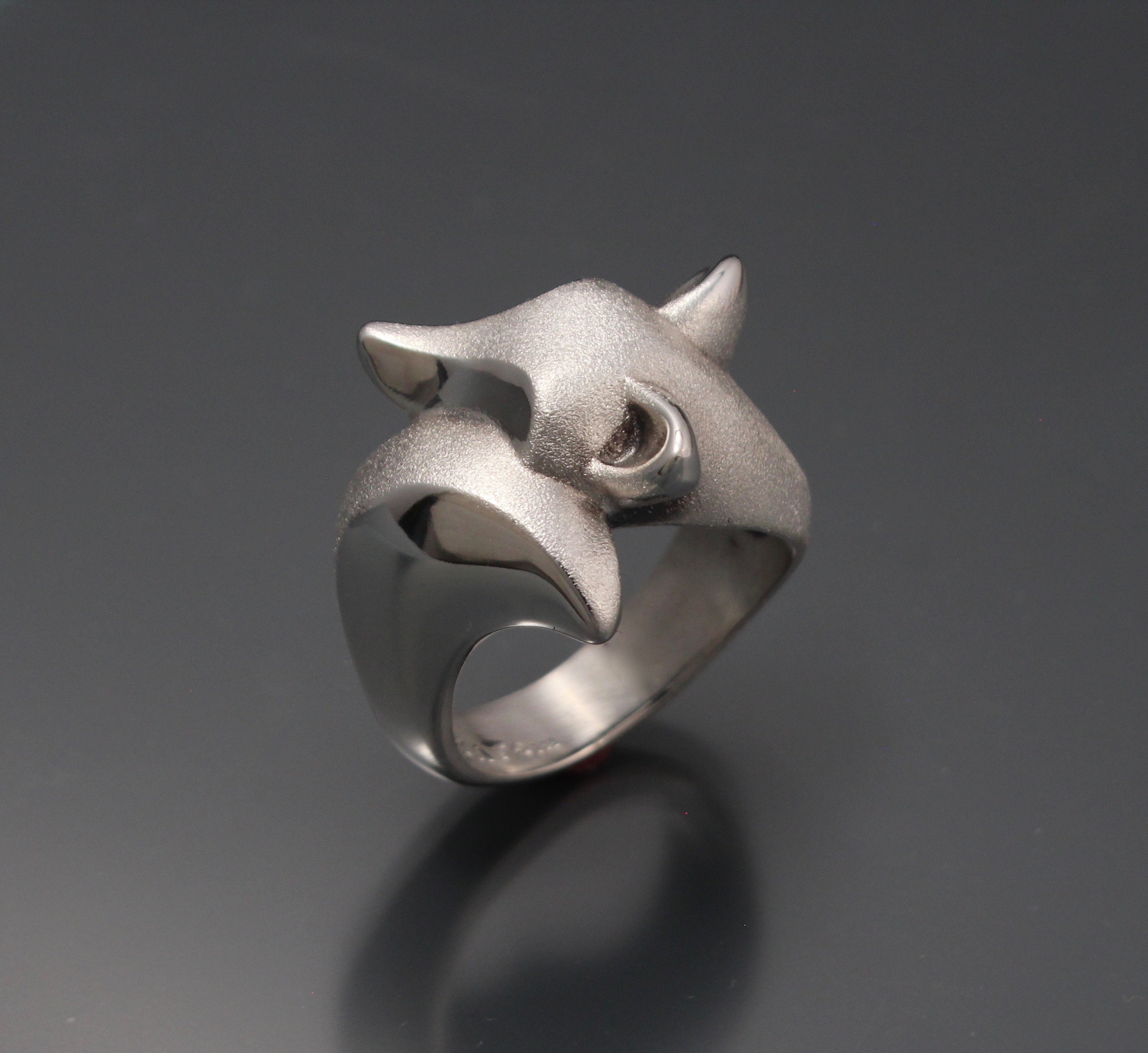 Fox Ring. Sterling Silver - Etsy UK
