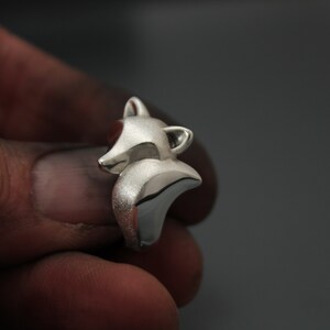 Fox Ring. Sterling Silver - Etsy