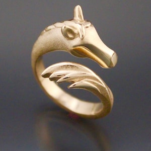 horse ring.   bronze  or gold