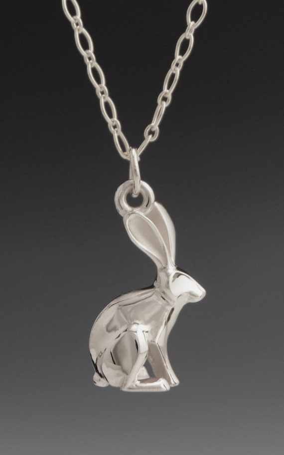 ネックレス・ペンダント JackRabbit Jackrabbit Silver Pendant /charm - Etsy