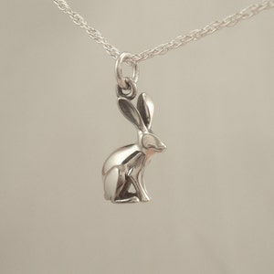 jackrabbit  silver pendant /charm