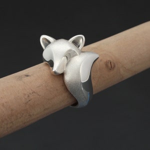 fox ring. sterling silver image 5