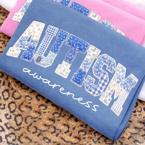 Comfort Colors Autism Awareness Shirt, Neurodiversity Tee, Faux Patchwork Inclusion Shirt, Autism Support Gift, SPED Teacher Shirt, Autism