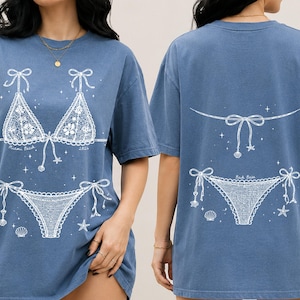 Beach Bachelorette Shirt, Seashell Bikini Graphic Tee, Last Splash Bride Party Shirt, Custom Coastal Bach Tee
