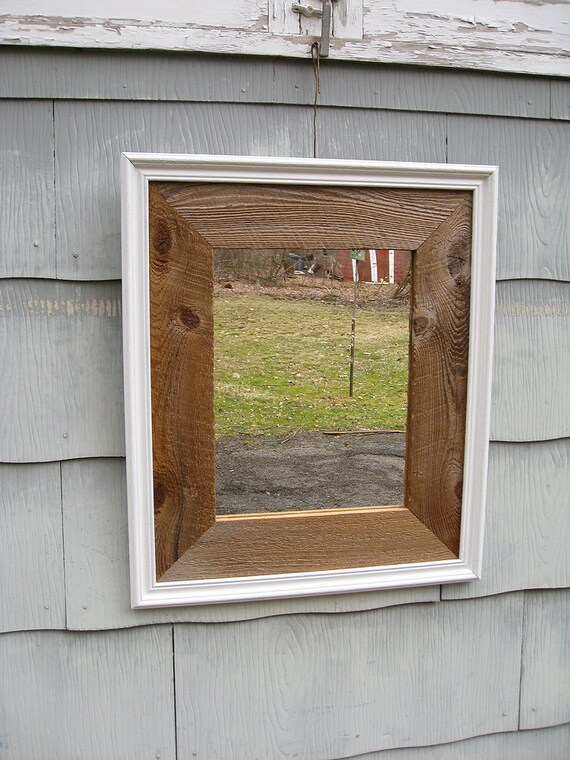Sold Rustic Primitive Barn Wood Mirror No 1807 Etsy