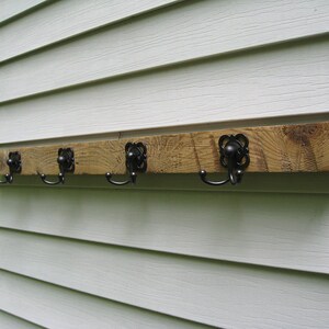 Barn Wood Beam Coat Hanger
