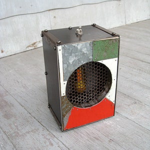 SOLD  Metal Box Light 7