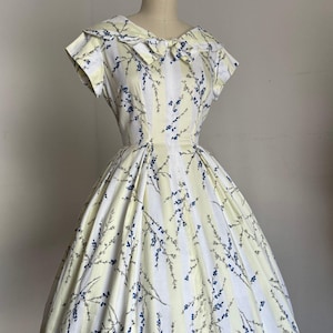 vintage 1950s botanical dress {xs}