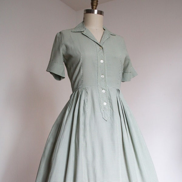 vintage 1950s shirtwaist dress {m}