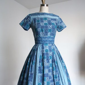 SALE // vintage 1950s cotton dress {xs}