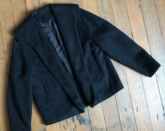 vintage 1950s black jacket {m}