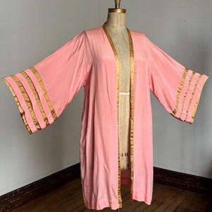 AS-IS vintage 1920s silk robe
