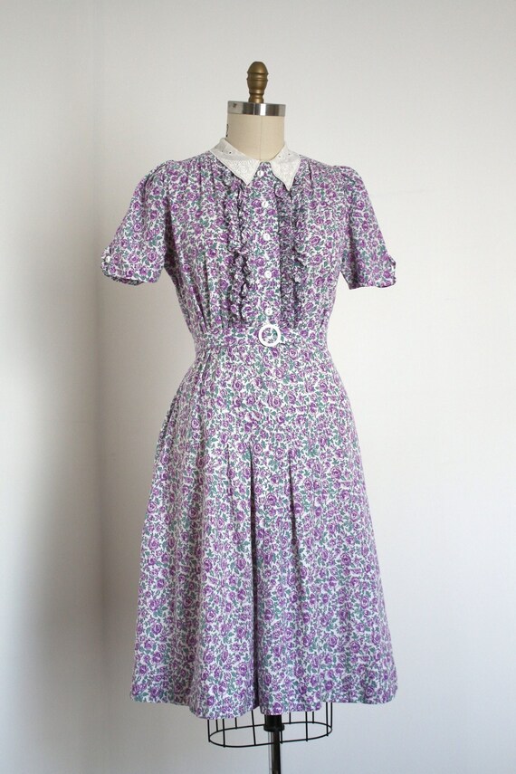 Vintage 1930s Floral Dress - Etsy Australia