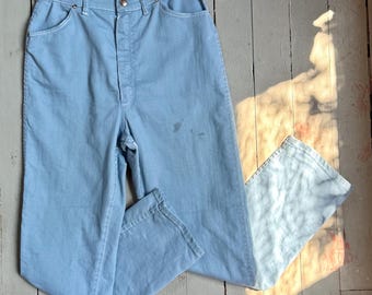 vintage 1960s high waisted Misses Wranglers jeans 29/30”W