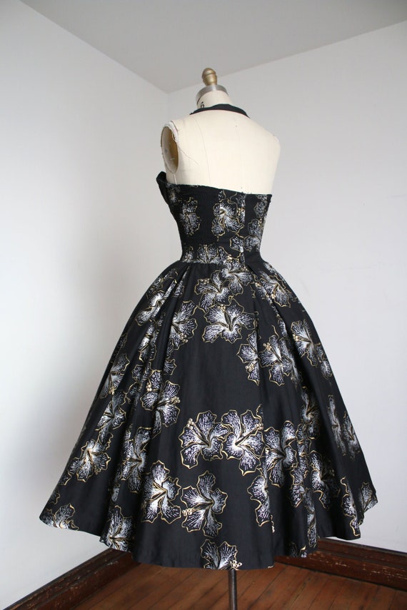 vintage 1950s Alfred Shaheen sun dress {xxs} - image 5